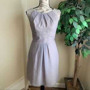 Alvina Valenta Maids Chiffon Backless Dress Gray Sz 8